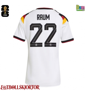 Tyskland David Raum #22 Hemmatröja Dam VM 2026 Kortärmad